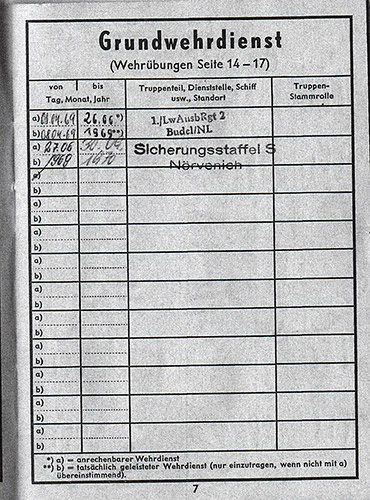 1. Kompanie - 3. Zug - Q2 1969 Legerplaats Budel
