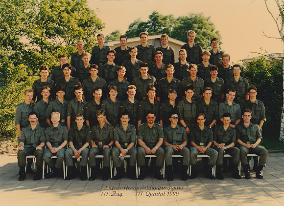 Gruppenbild 1. Zug 4./Luftwaffenausbildungsregiment 2