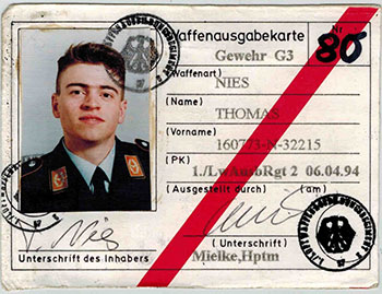 Waffenausgabekarte