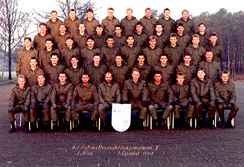 Gruppenbild 1. Zug 4./Luftwaffenausbildungsregiment 2