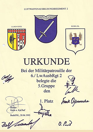 Siegerurkunde