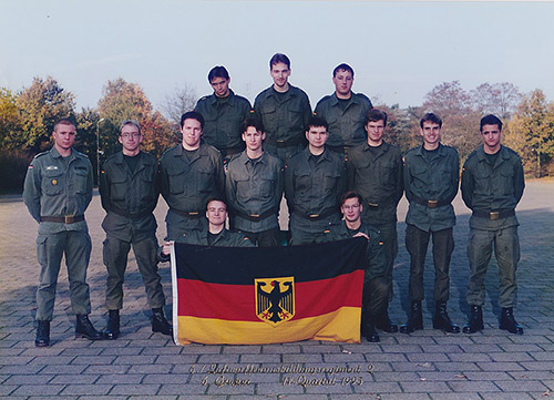 Gruppe mit Gruppenführer StUffz Thomas Gnilka